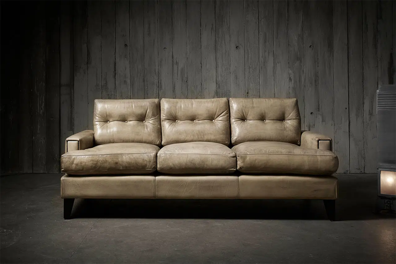 modern sofa, hand-coloured bone 