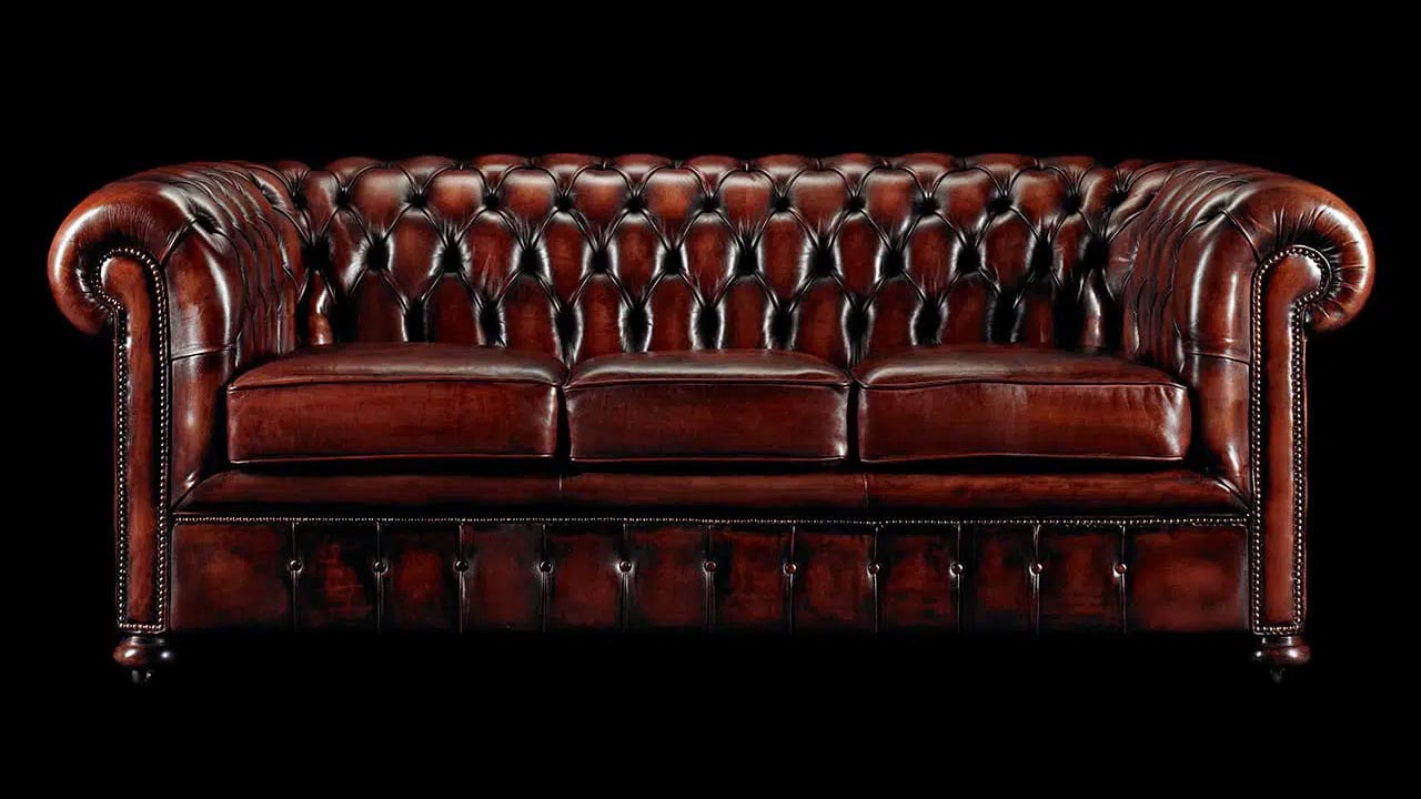 william Blake Leather chesterfield sofa