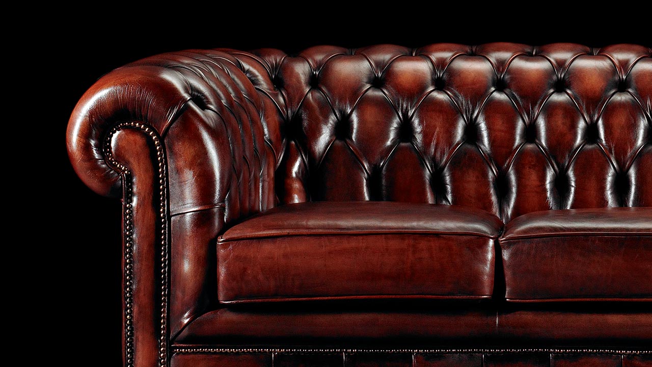 william Blake Leather chesterfield sofa
