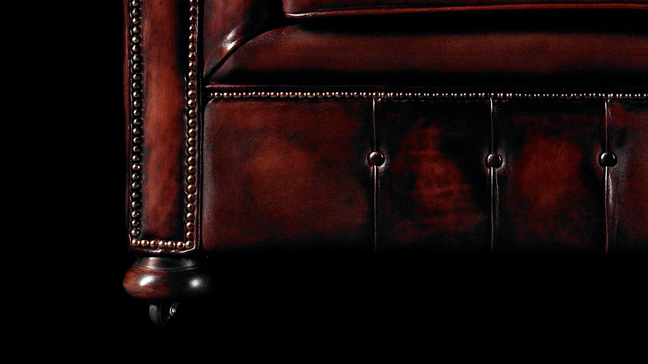 william Blake Leather chesterfield sofa