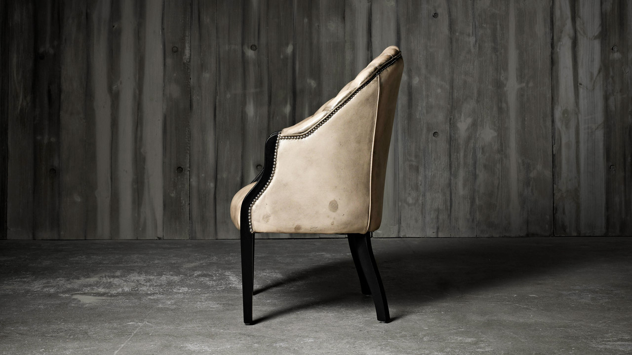 Belvedere Monochrome Leather Chair