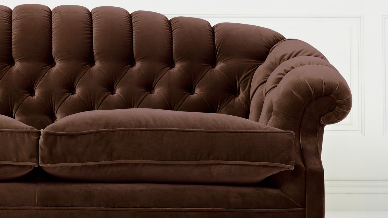 Bradwell Velvet Chesterfield Sofa