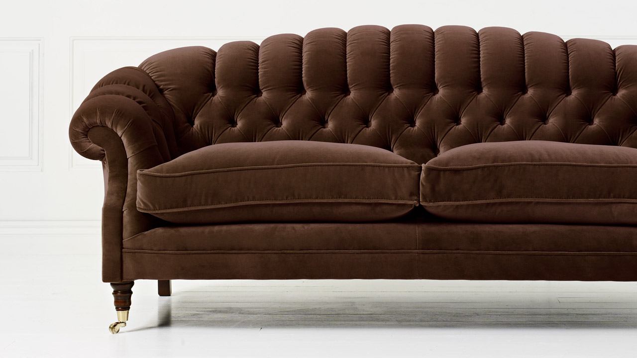 Bradwell Velvet Chesterfield Sofa