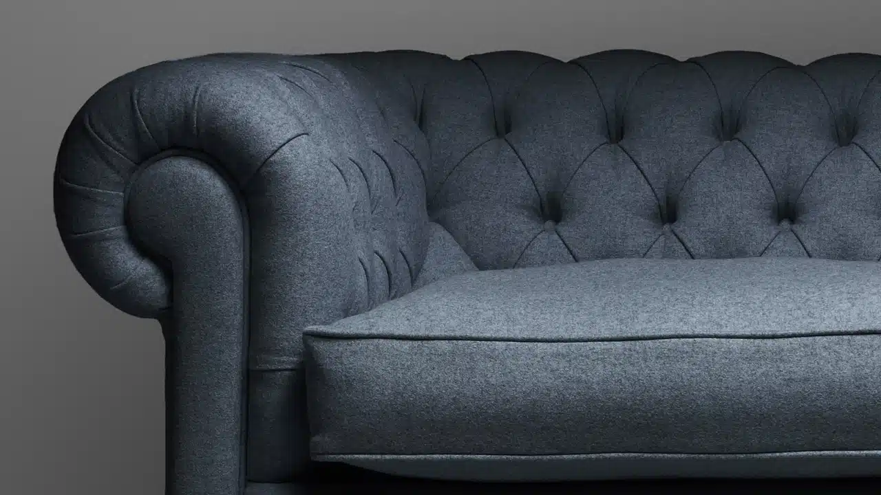 Cromwell Chesterfield-Sofa aus Wolle