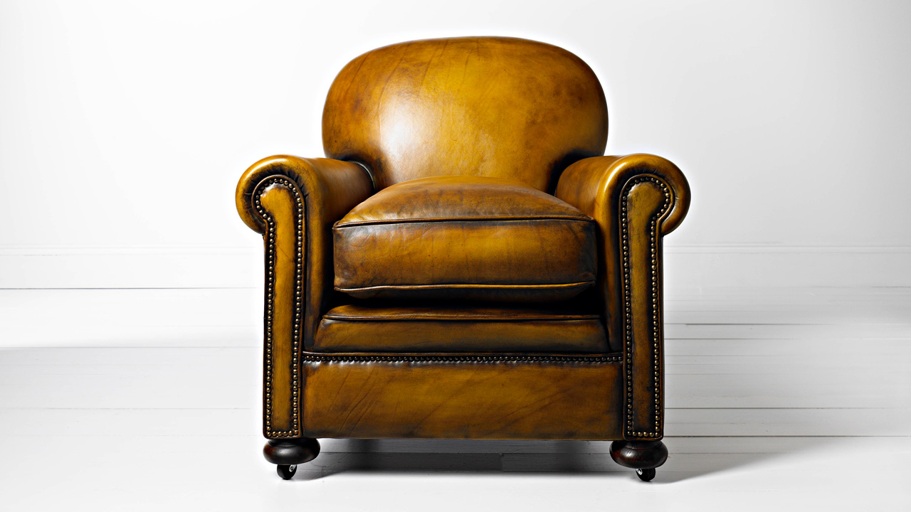 Deco Art Deco Leather Chair