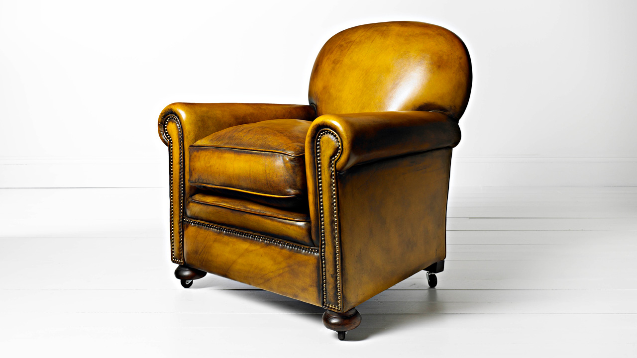 Deco Art Deco Leather Chair