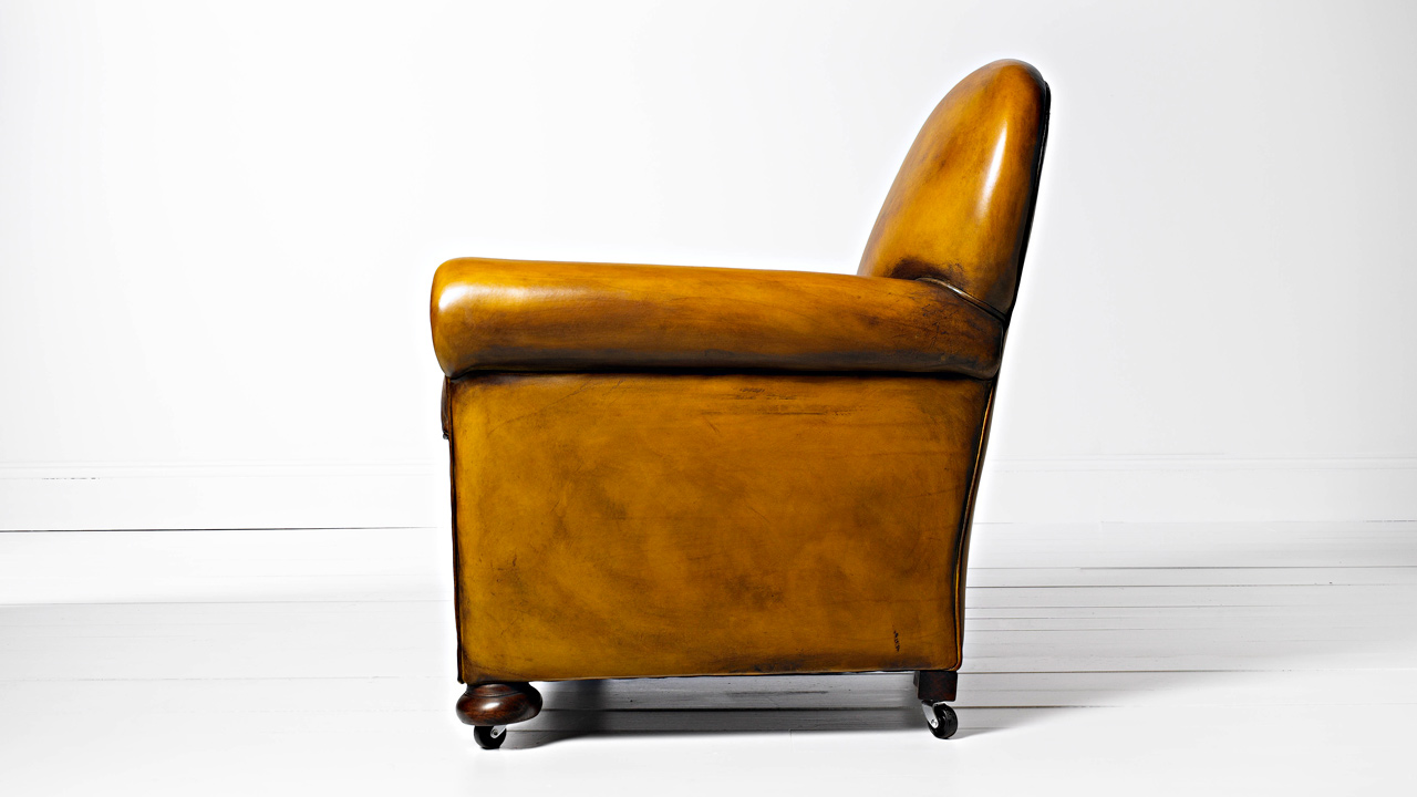Deco Art Deco Leather Chair