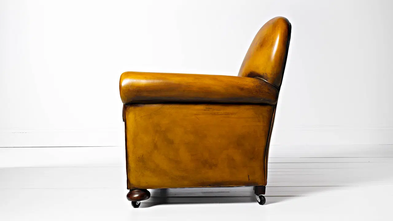 Deco Art Deco Leather Chair