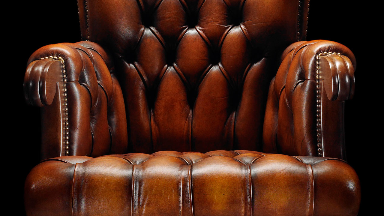 Duke Leather Chesterfield Office Chair