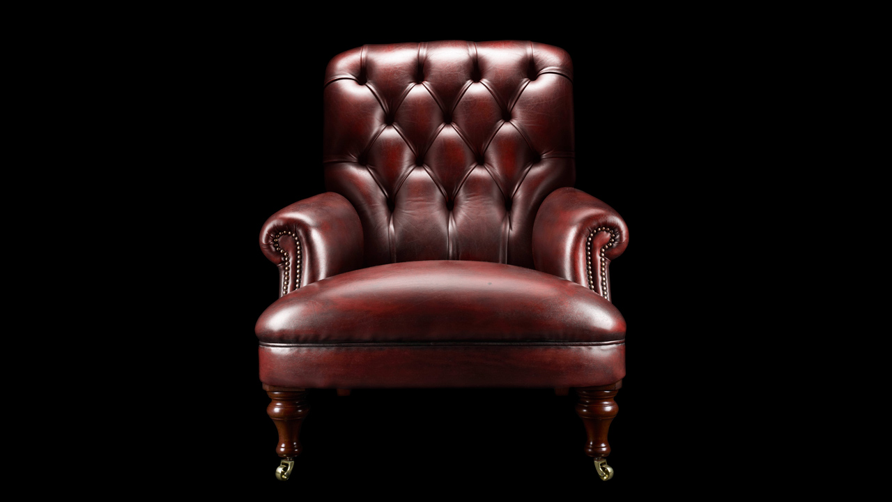 Havelock Ellis Leather Chesterfield Chair 