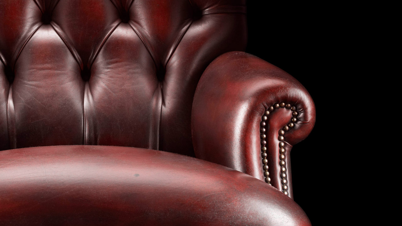 Havelock Ellis Leather Chesterfield Chair 