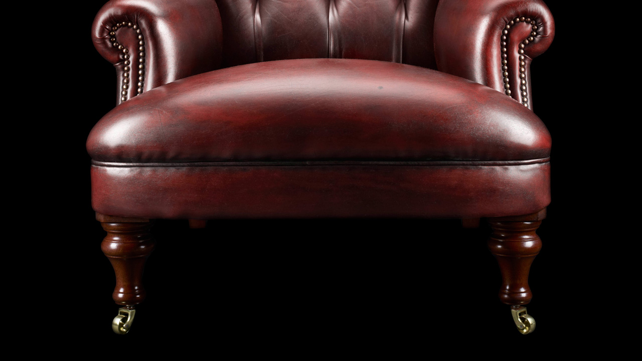 Havelock Ellis Leather Chesterfield Chair 