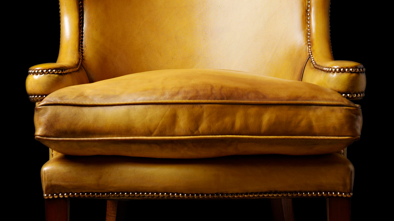 Jonathan Swift Yellow Wing Chair