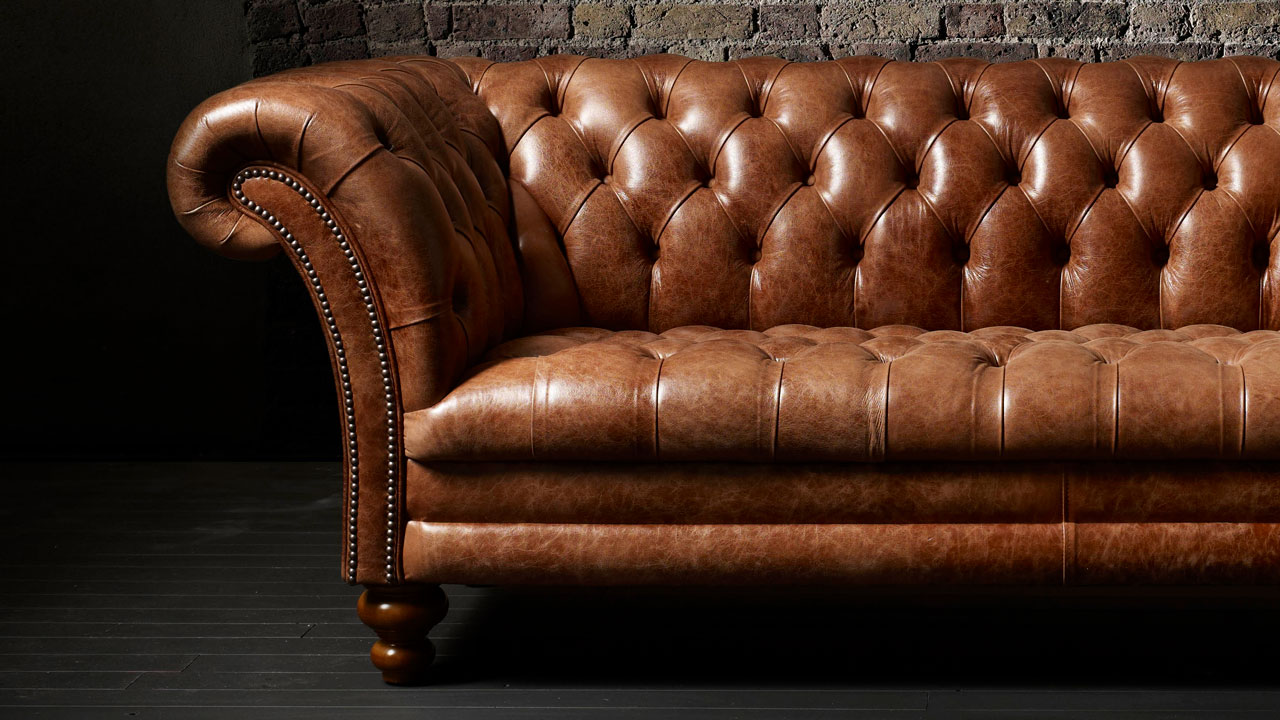 Kingston Button Seat Chesterfield 3 Seater Sofa