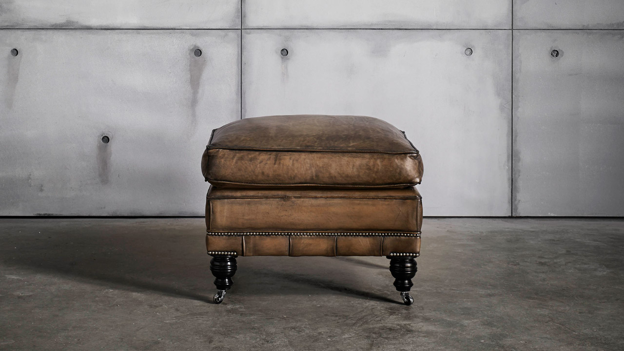 Samuel Johnson Sectional Chesterfield Footstool