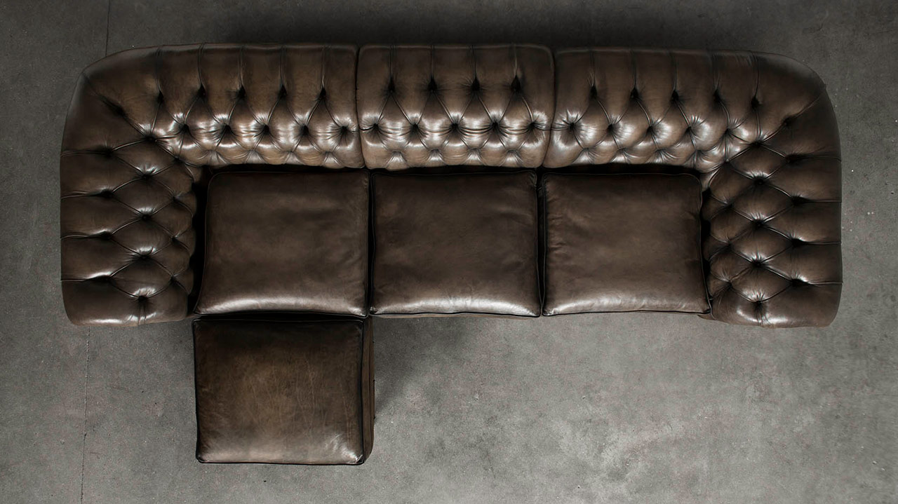 Samuel Jackson Sectional Chesterfield Sofa