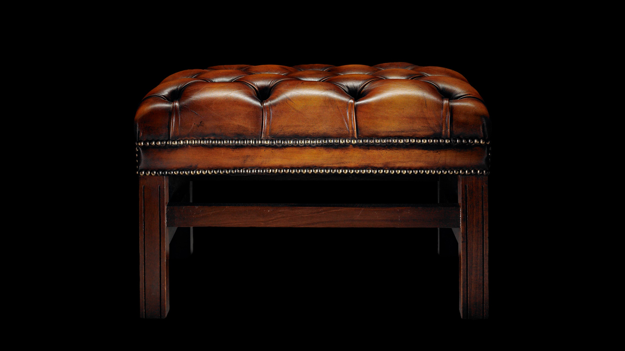 Samuel Johnson heirloom Chesterfield Footstool