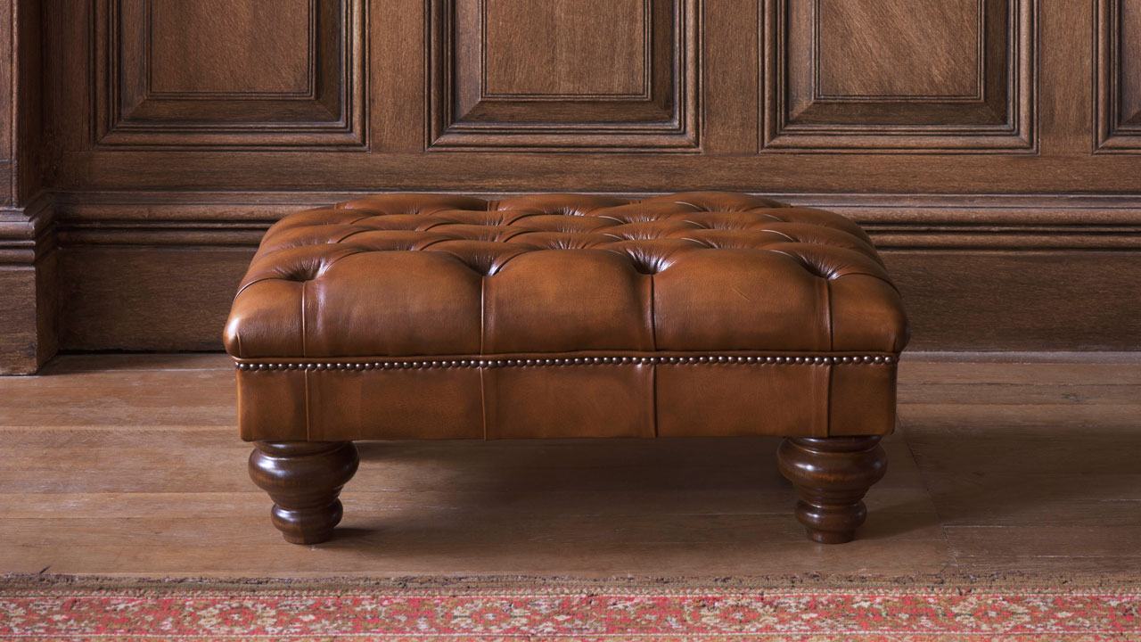 Cromwell Chesterfield Footstool