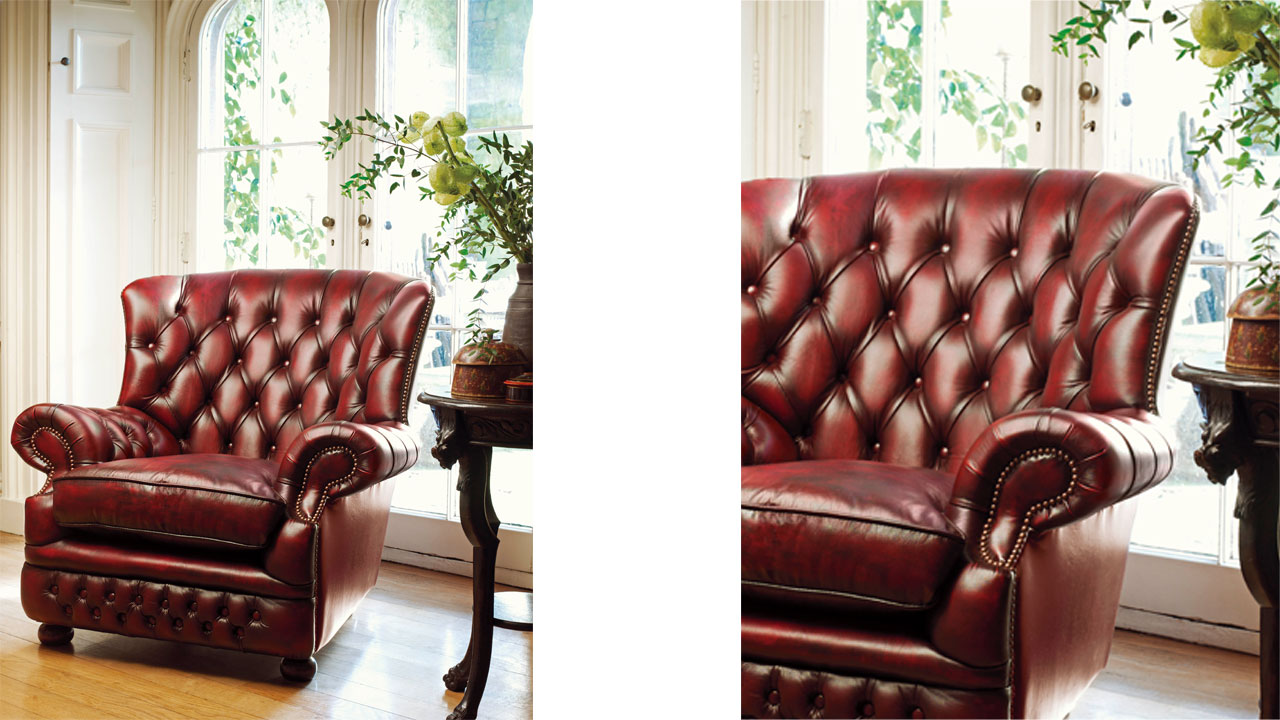 Howland Chesterfield Wing Chair