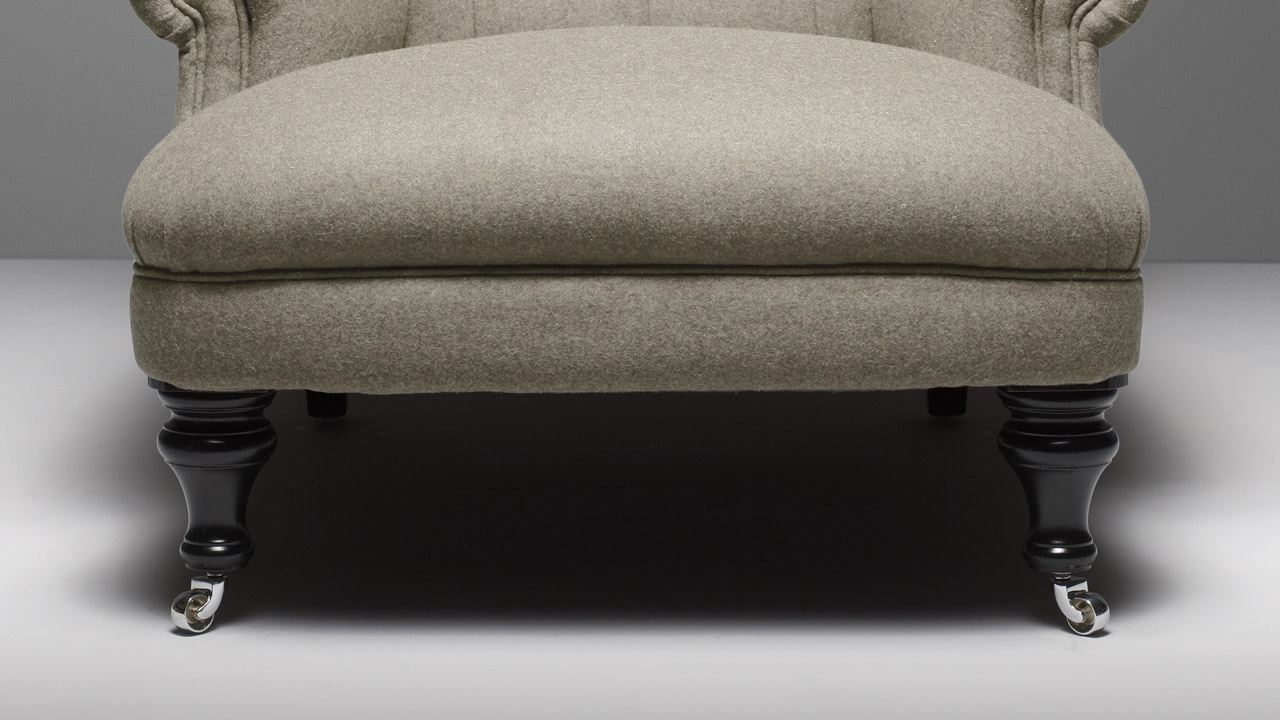Havelock Ellis Wool Chesterfield Chair 
