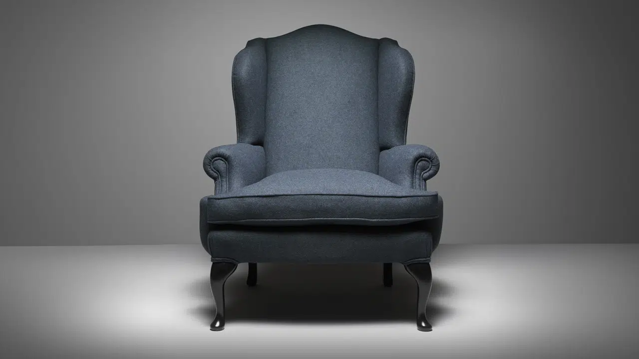 james Boswell Wool Wing Chair