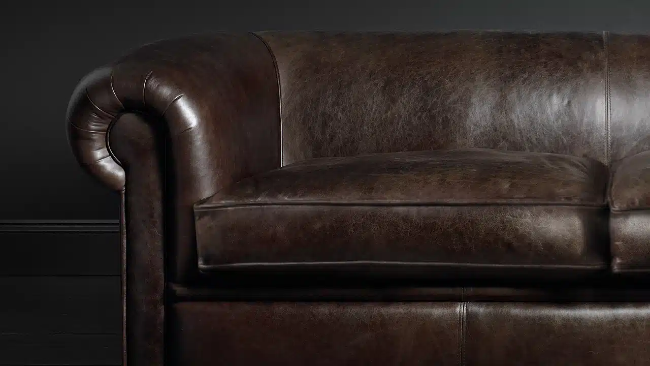 Manhattan maßgeschneidertes Ledersofa