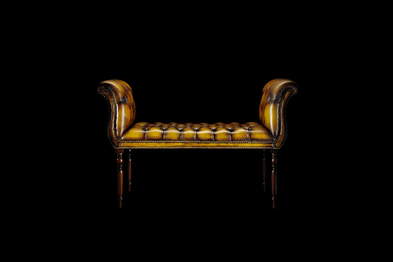 Two seater chesterfield sofa