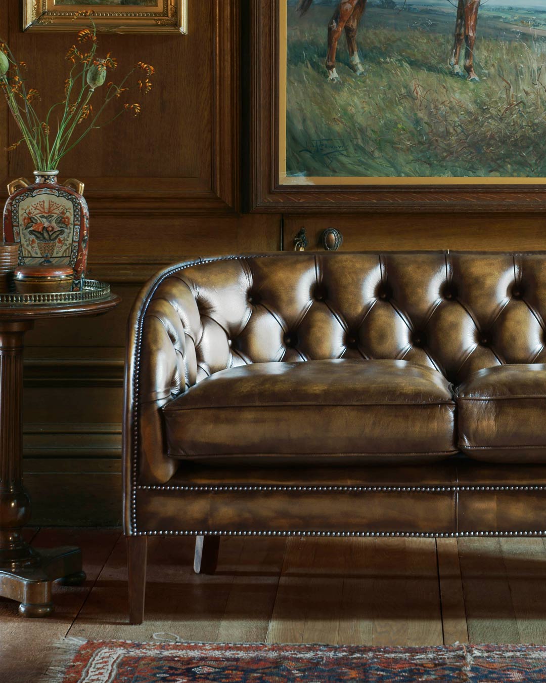 Tobias 2 seater Chesterfield sofa