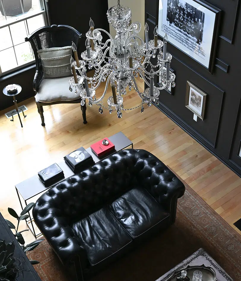 Salon avec canapé